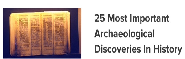 Video: De 25 mest viktiga arkeologiska upptäckterna
