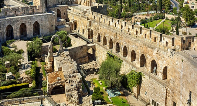 Artefakter från Juda finns i Jerusalems Davids stad
